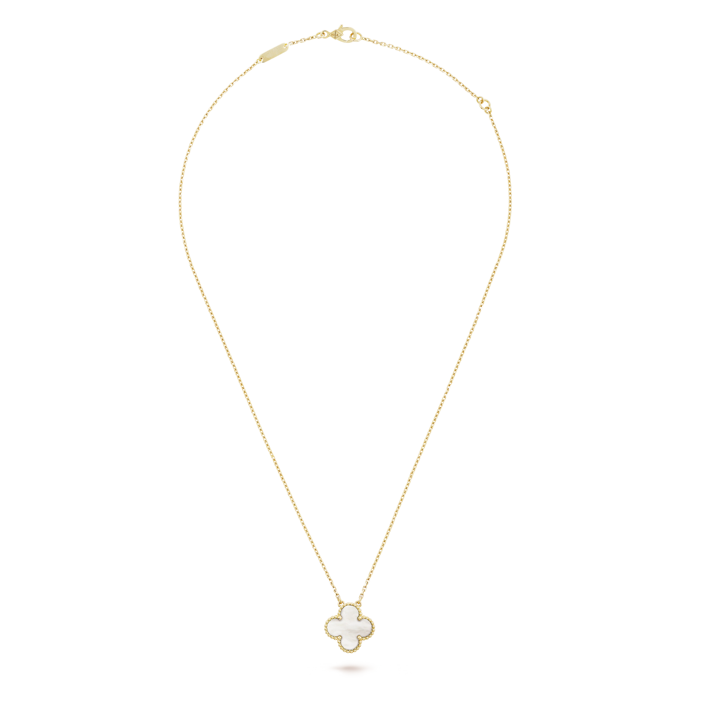 Cupidon 18ct Yellow Gold Four Leaf Clover Necklace